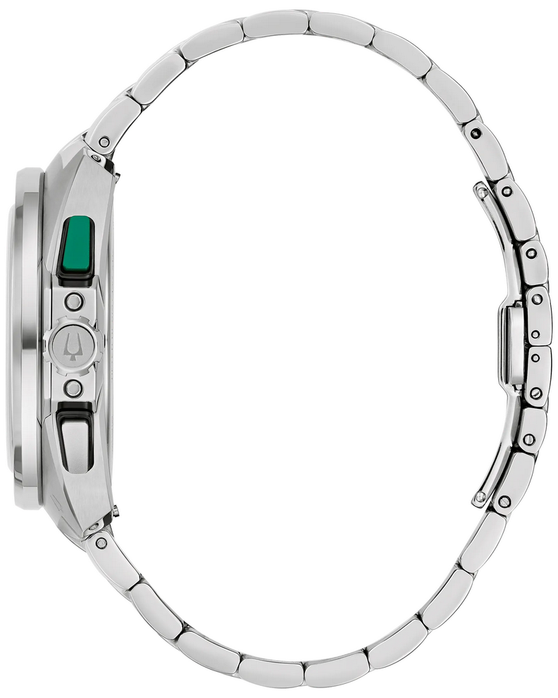 Bulova Racer Chronograph Green Dial Watch 98B468