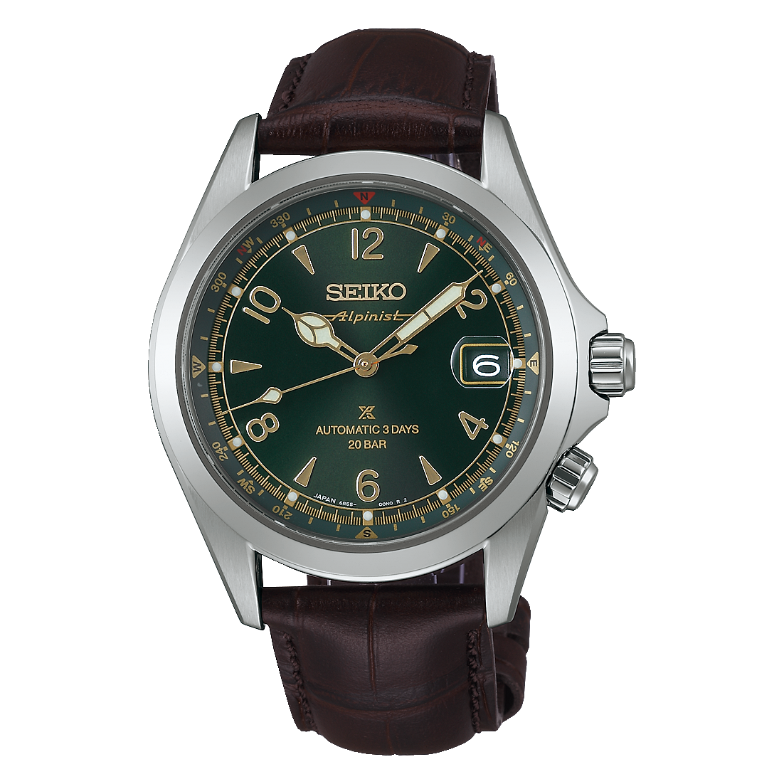 Seiko Prospex Land Alpinist Automatic Green Dial Men's Watch SPB507