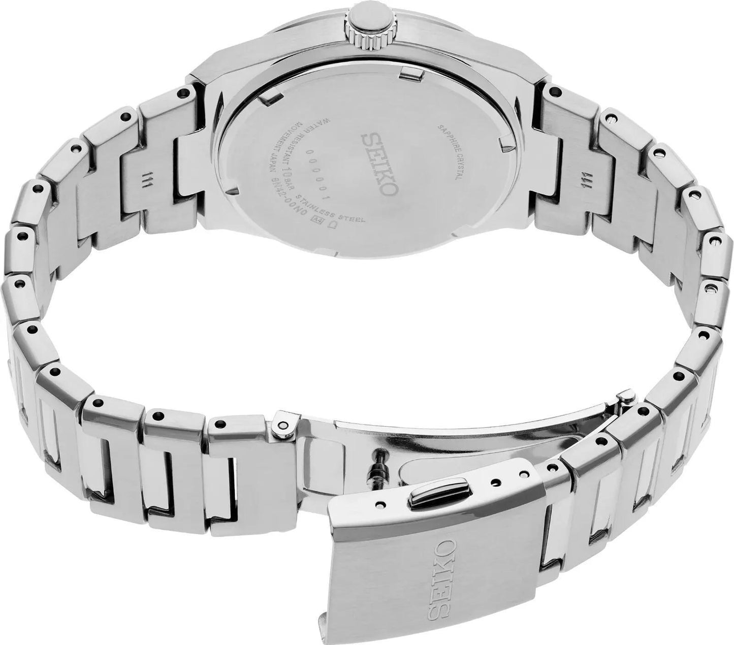 Seiko Essentials Silver Tone Womens Watch SUR573