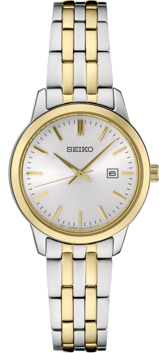 Seiko Essentials Quartz Two-tone Womens Watch SUR410