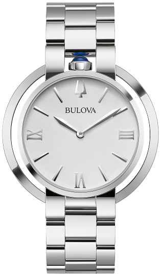 Bulova Rubaiyat Silver Tone Womens Watch 96L306