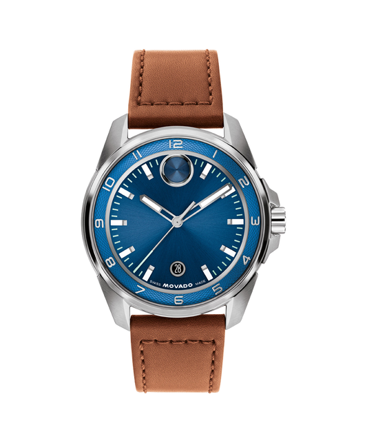 Movado Bold Verso S Blue Dial Mens Watch 3601454