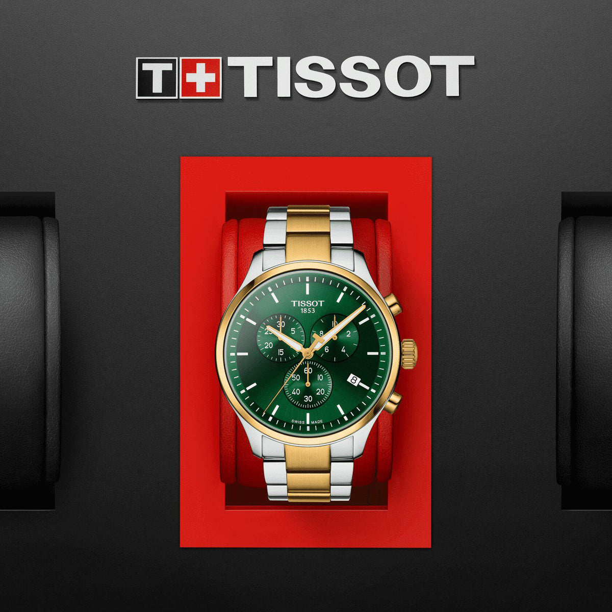 Tissot Chrono XL 45mm Green Dial Men's Watch T1166172209100