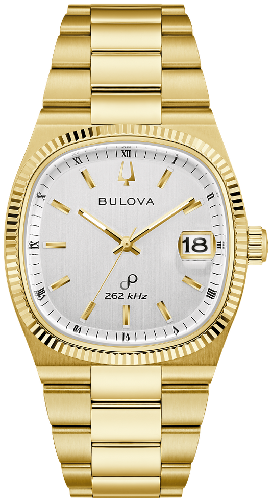 Bulova Super Seville Gold Tone Mens Watch 97B223