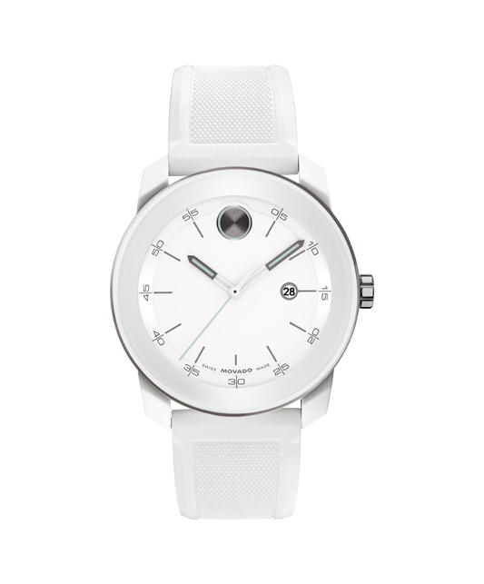 Movado Bold TR90 White Dial Mens Watch 3601417