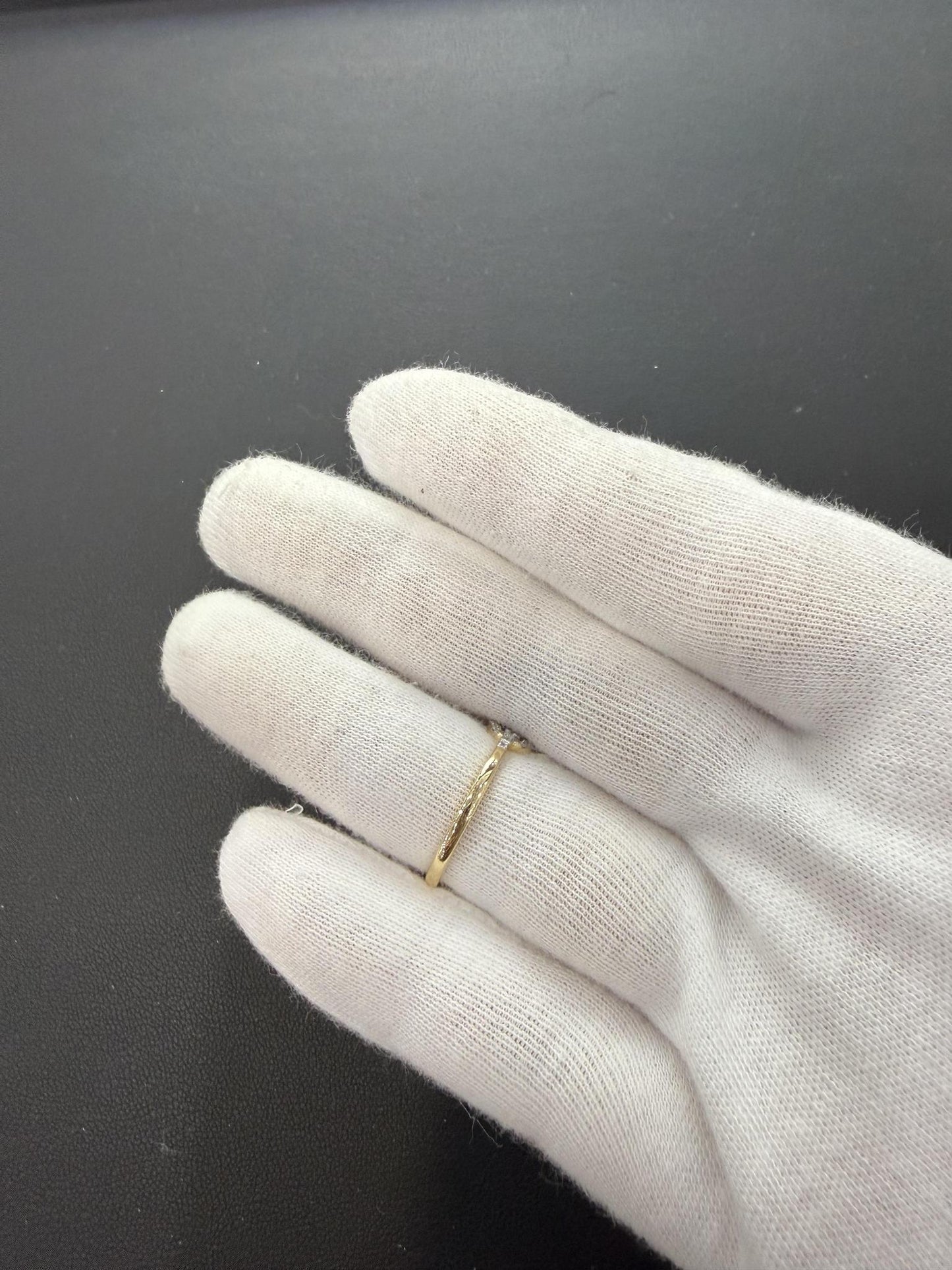 0.50ctw Diamond Mariner Link Ring 14K Yellow Gold