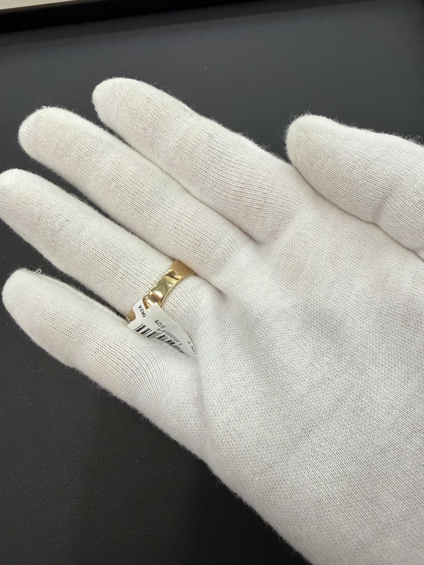 1.50ctw Diamond 10K Yellow Gold Mens Wedding Band