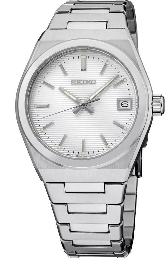 Seiko Essentials Silver Tone Womens Watch SUR573