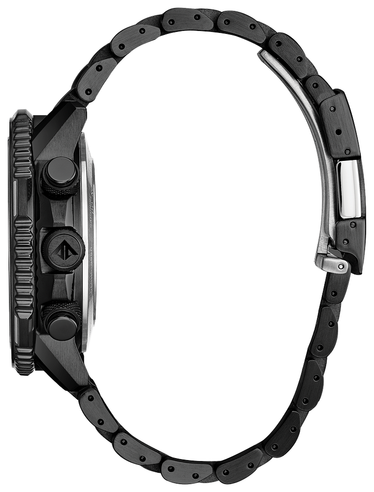 Citizen Eco-Drive Ana-Digi Display Black Dial Mens Watch JY8075-51E