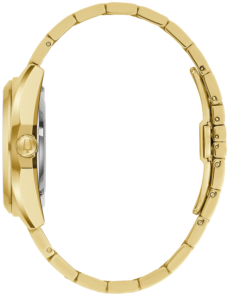 Bulova Surveyor Automatic Gold Tone Mens Watch 97A182