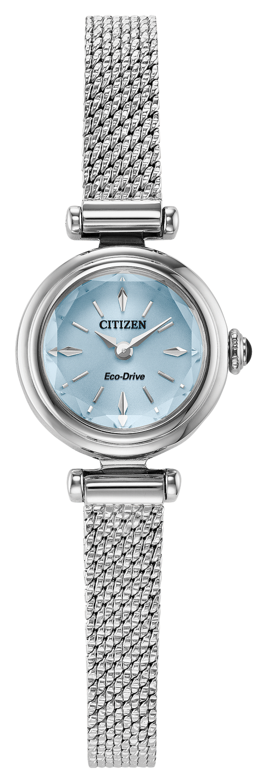 Citizen Fio Eco-Drive Light Blue Dial Womens Watch EG7081-51L