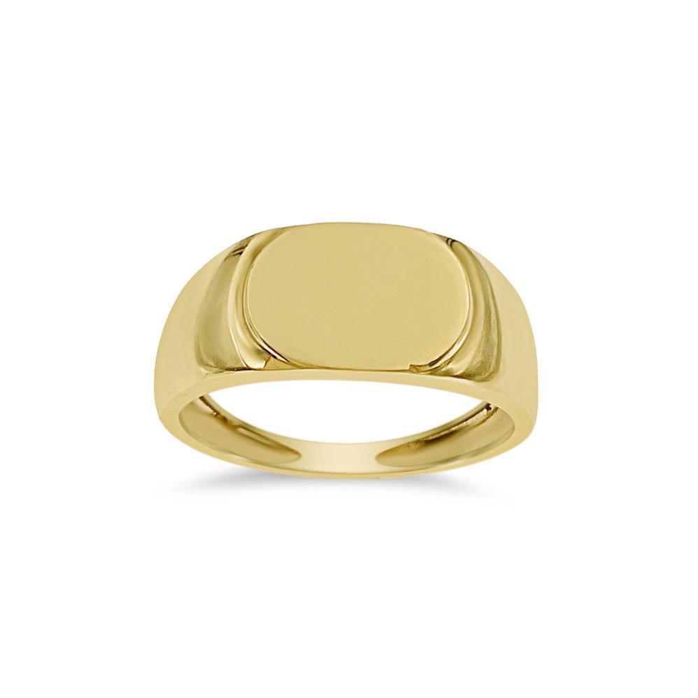 14k Yellow Gold Ring Men Band Size 10