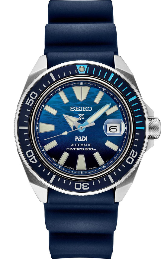 Seiko Prospex PADI Automatic Diver's Blue Dial Mens Watch SRPJ93