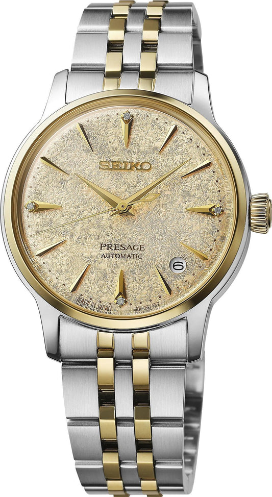 Seiko Presage Cocktail Time Diamond Mens Automatic Watch SRPL64