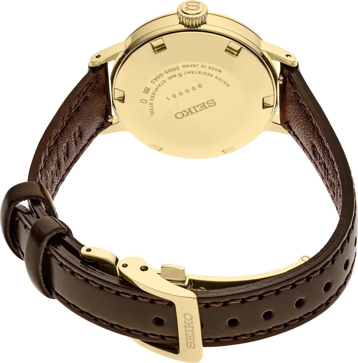 Seiko Presage Cocktail Time Automatic Brown Dial Womens Watch SRE020