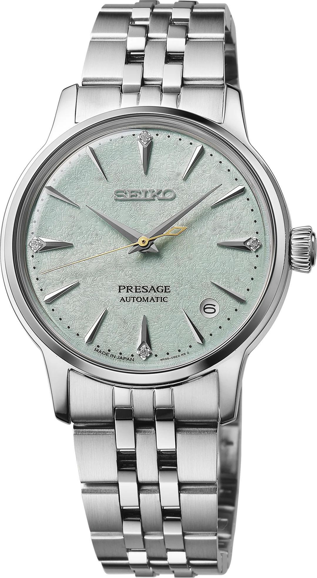 Seiko Presage Cocktail Time Automatic Light Green Dial Watch SRPL63