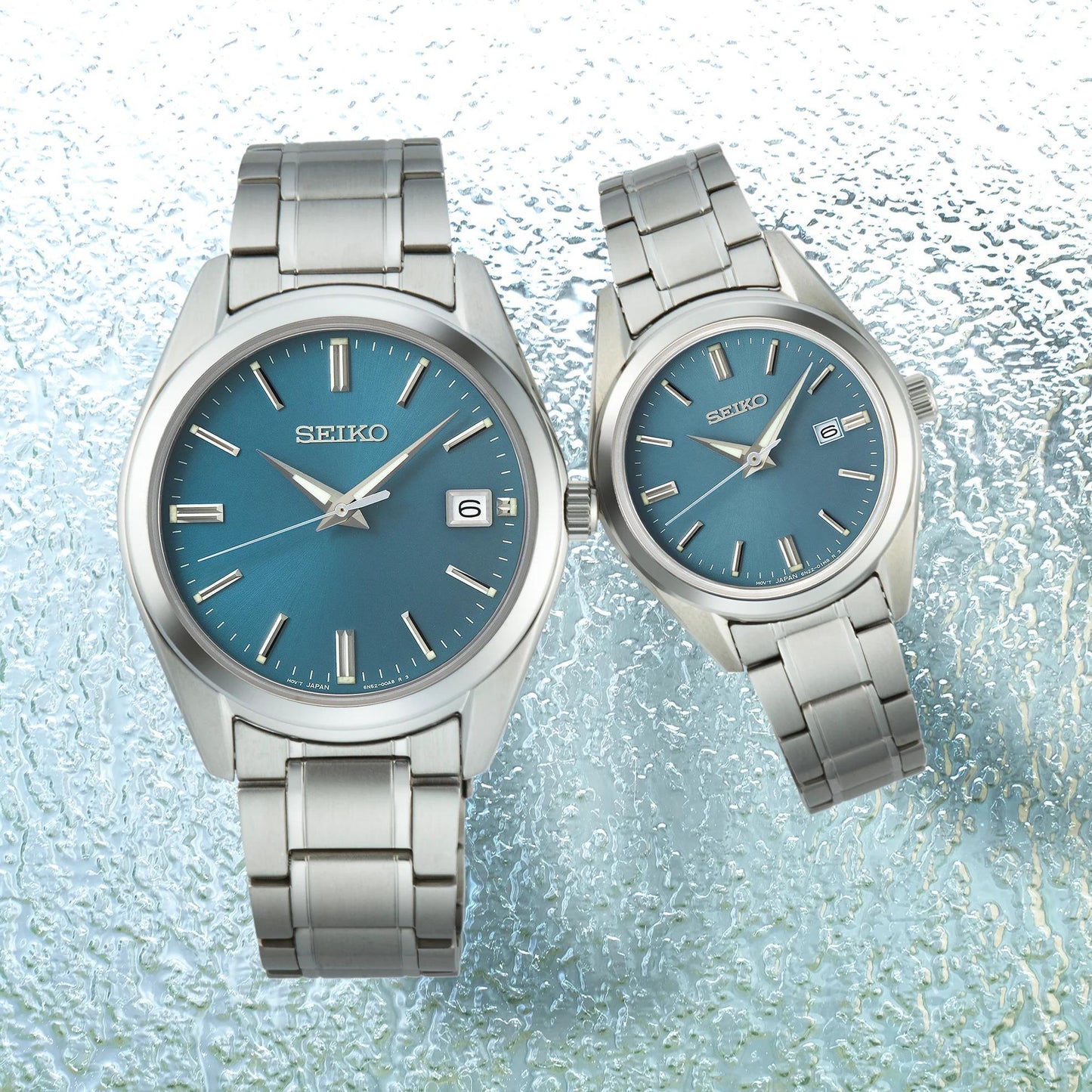 Seiko Essentials Quartz Ladies Blue Dial Watch SUR531