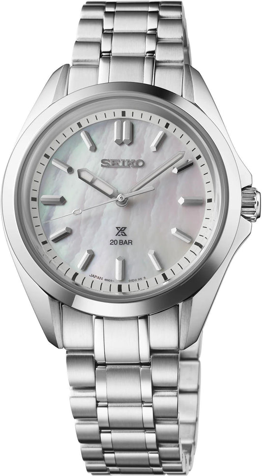 Seiko Prospex Sea Womens Mother of Pearl Dial Watch SUR605