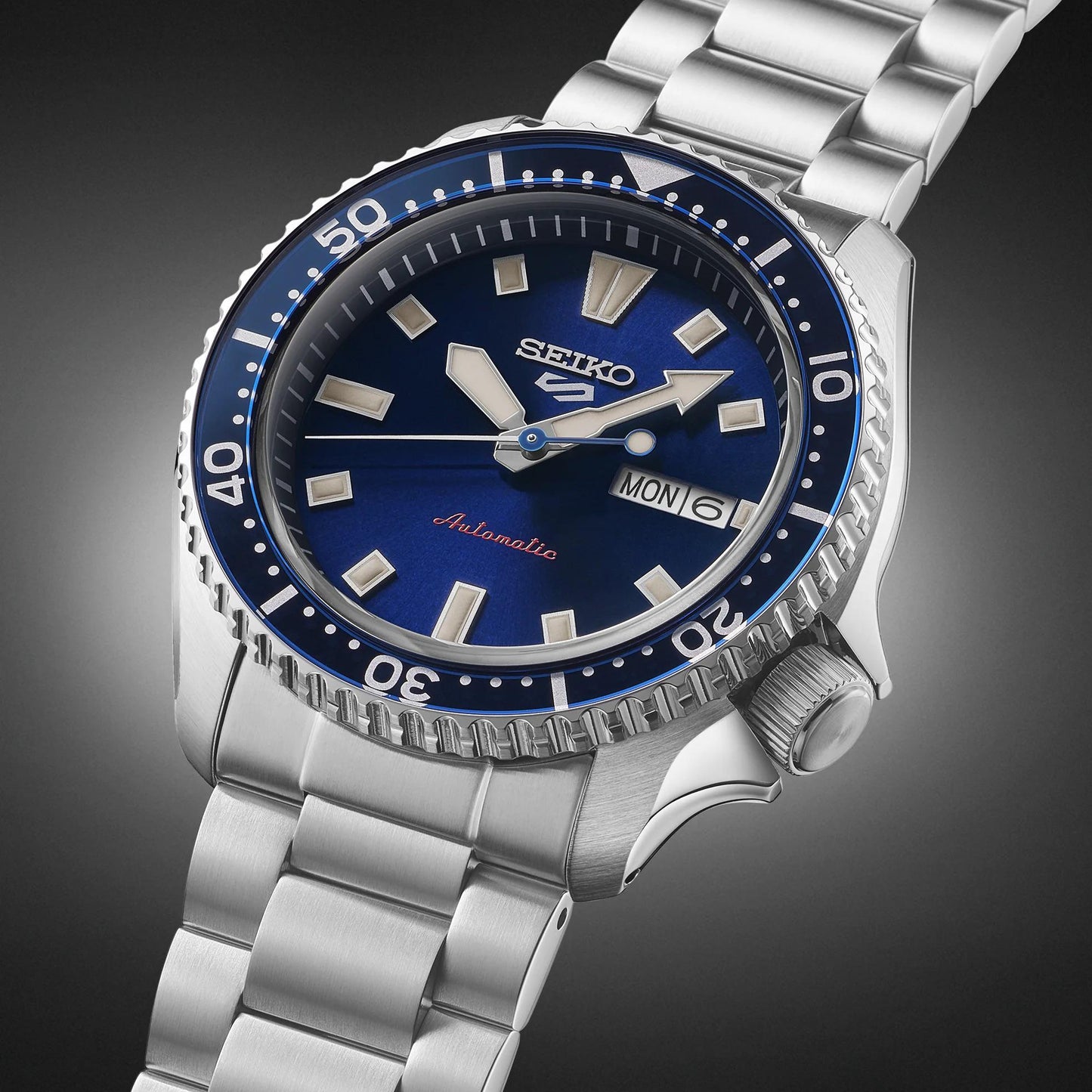 Seiko 5 Sports Automatic Mens Blue Dial Watch SRPL83