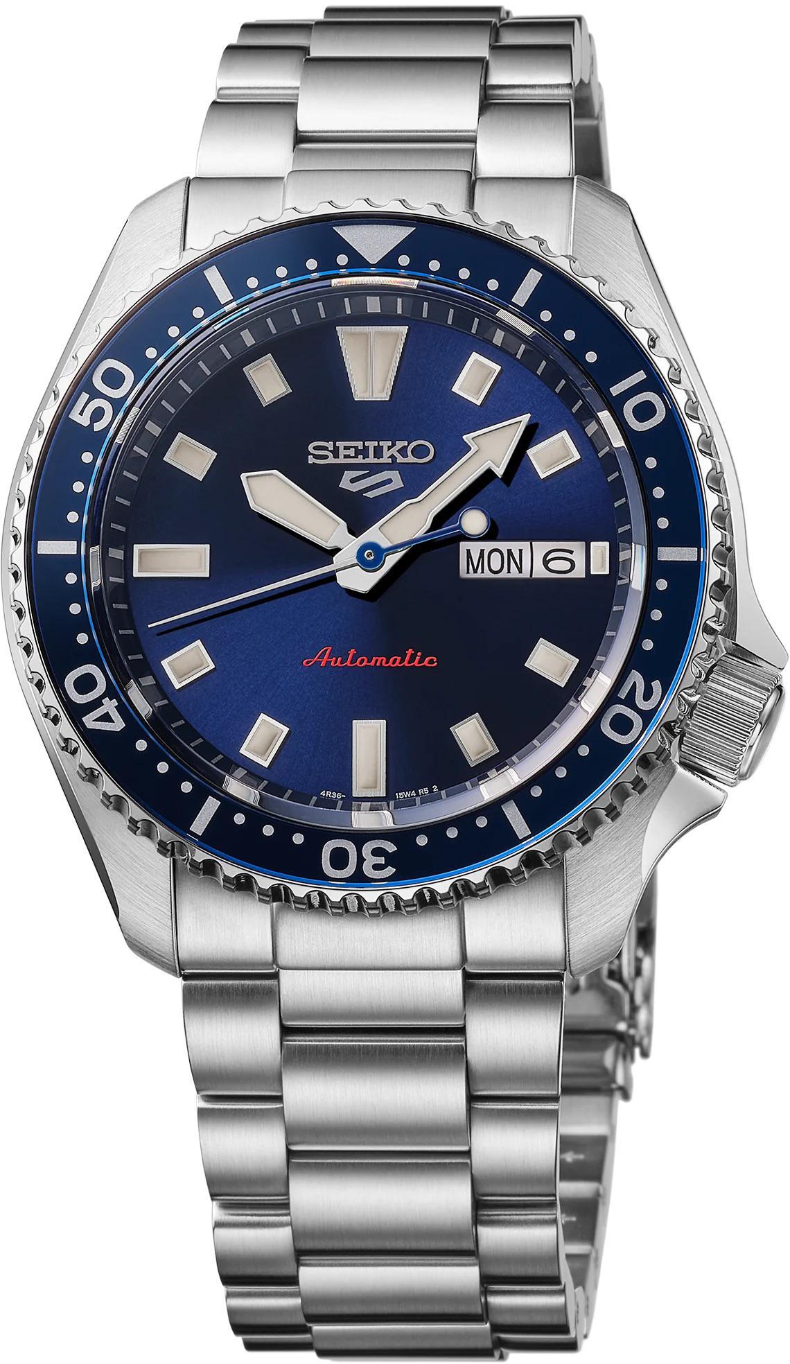 Seiko 5 Sports Automatic Mens Blue Dial Watch SRPL83