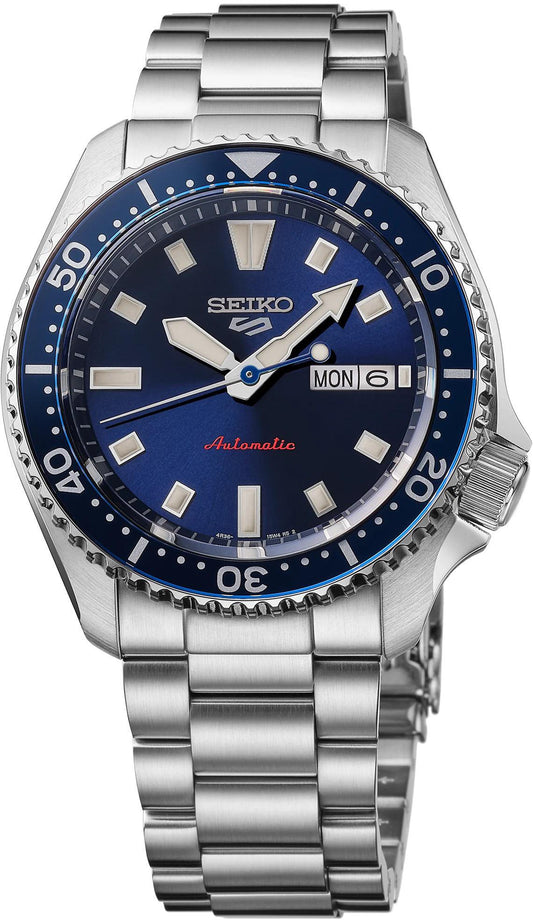 Seiko 5 Sports Automatic Mens Blue Dial Watch SRPL83