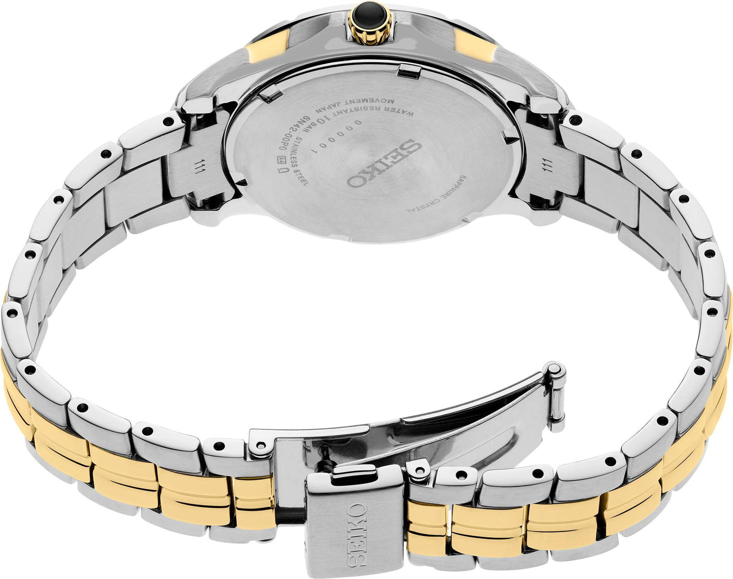 Seiko Coutura Quartz Mother of Pearl Dial Womens Watch SUR586