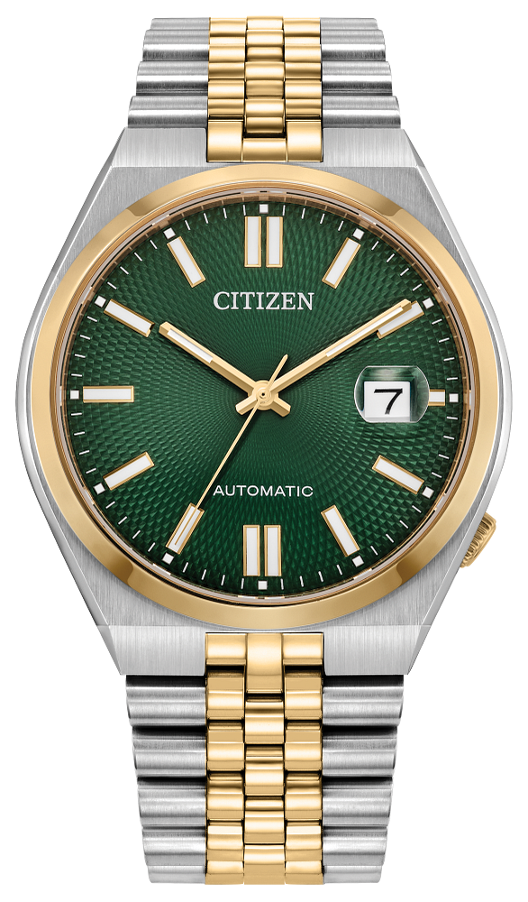 Citizen Tsuyosa 60 Automatic Green Dial Men's Watch NK0024-54X