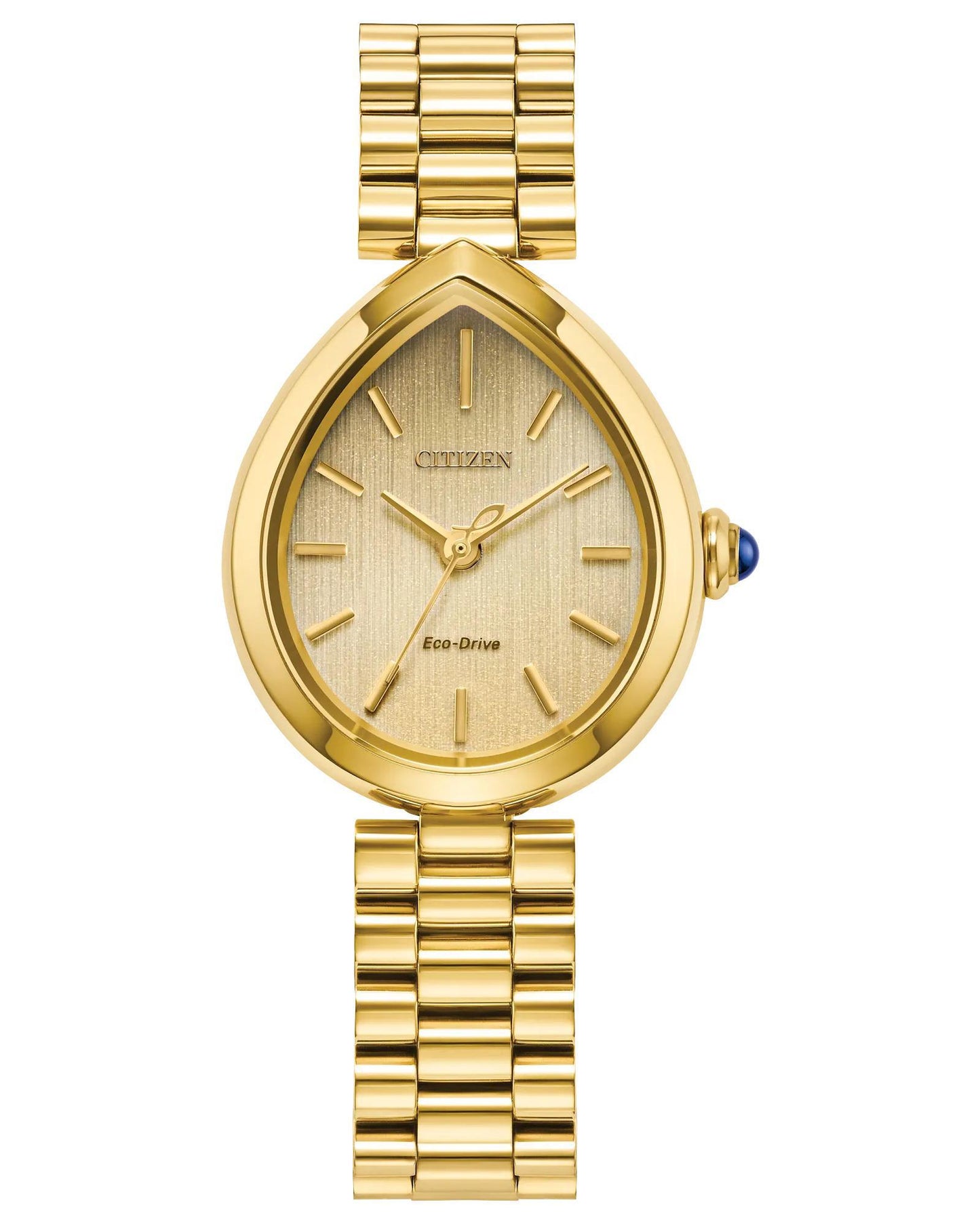 Citizen Citizen L Rainell Eco Drive Womens Gold Dial Watch EM1202-50P