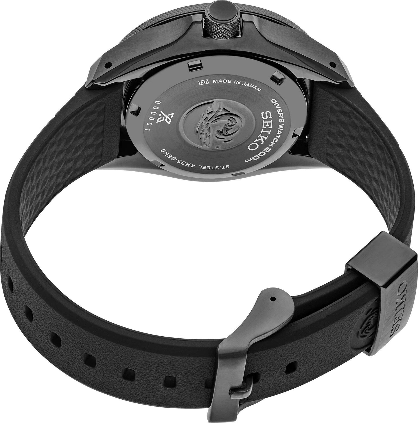 Seiko Prospex Automatic Diver Black Dial Mens Watch SRPL15