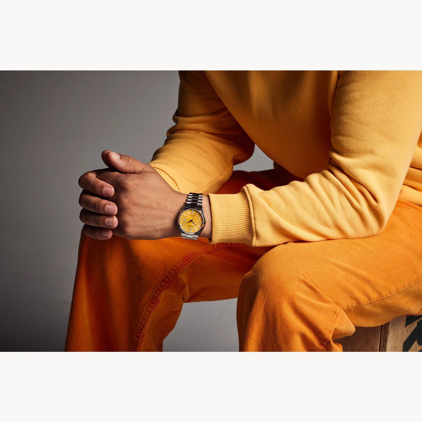 Citizen TSUYOSA Yellow Dial Automatic Watch NJ0150-56Z