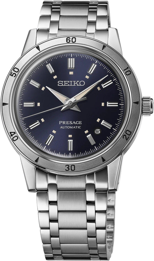 Seiko Presage Automatic Mens Blue Dial Watch SRPL07