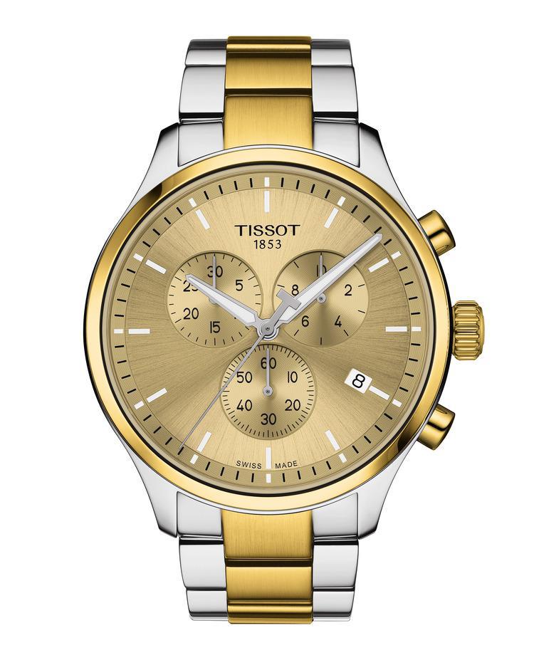 Tissot Chrono XL 45mm Two Tone Men's Watch T1166172202100