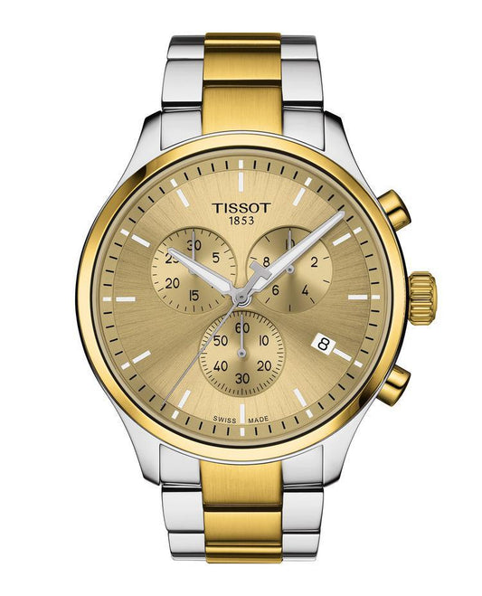 Tissot Chrono XL 45mm Two Tone Men's Watch T1166172202100