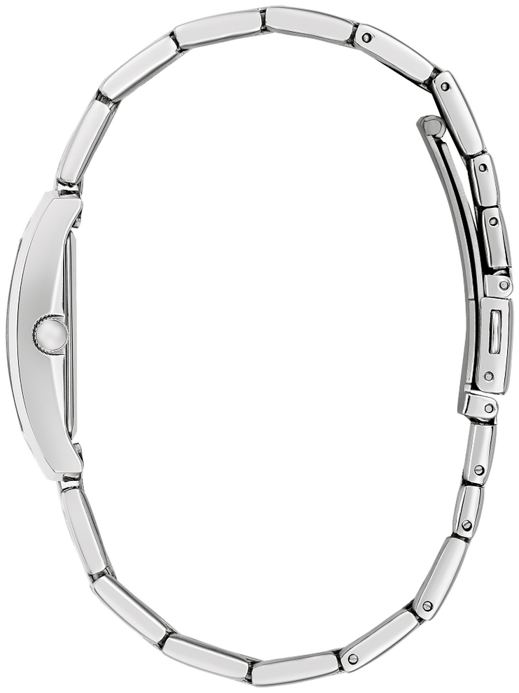 Caravelle Dress Rectangle Pink Dial Womens Watch 43L224