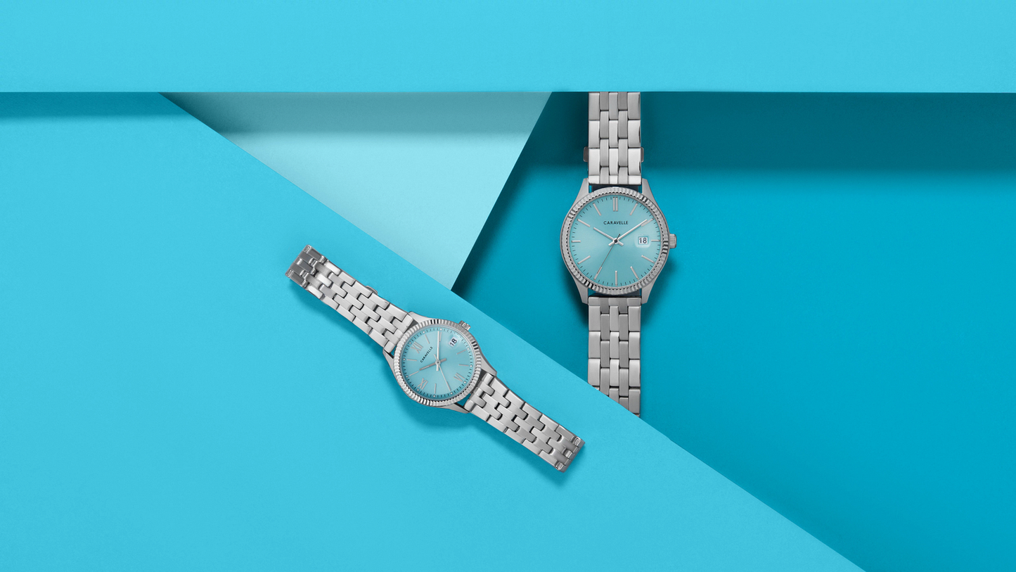 Bulova Caravelle Dress Blue Dial Womens Watch 43M124