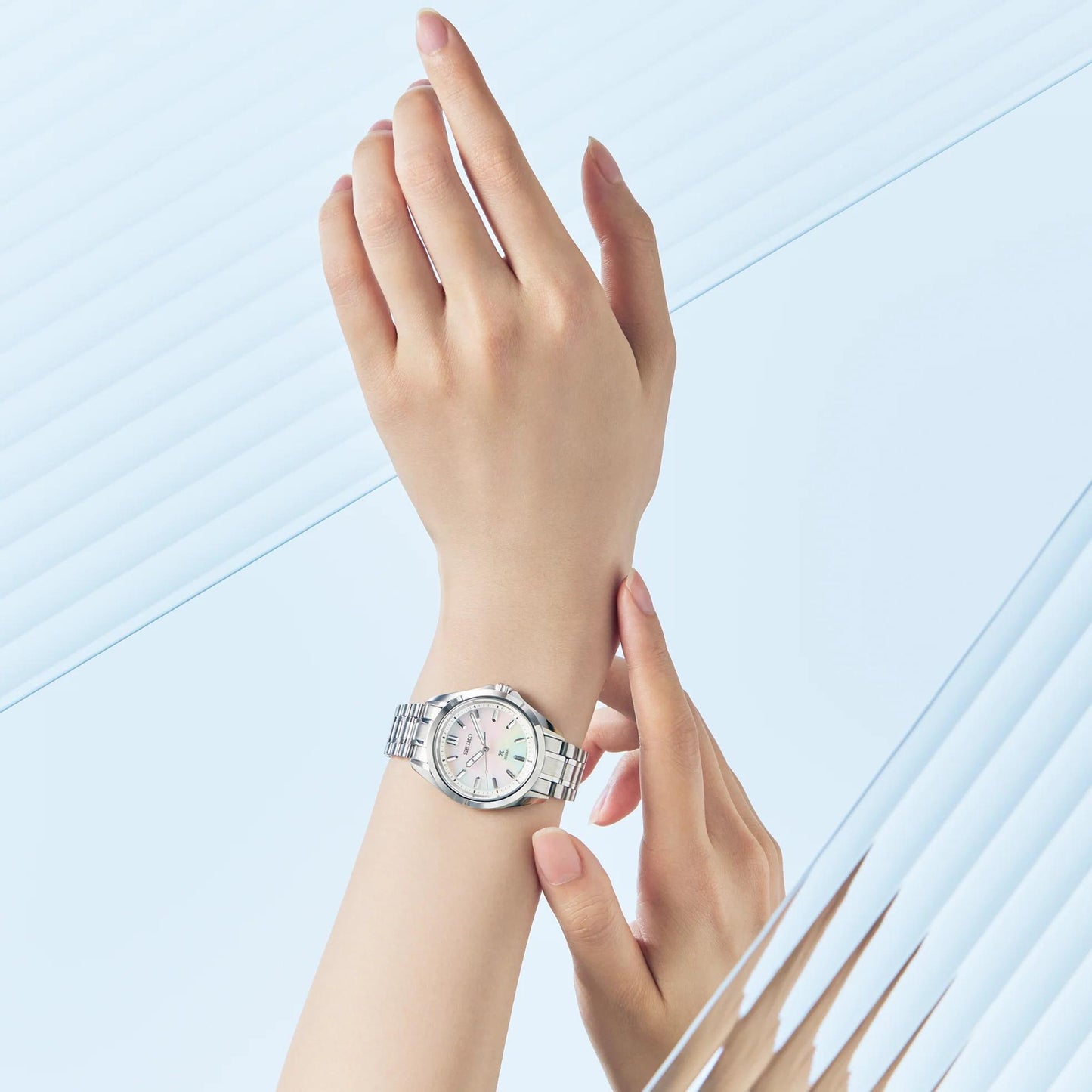 Seiko Prospex Sea Womens Mother of Pearl Dial Watch SUR605