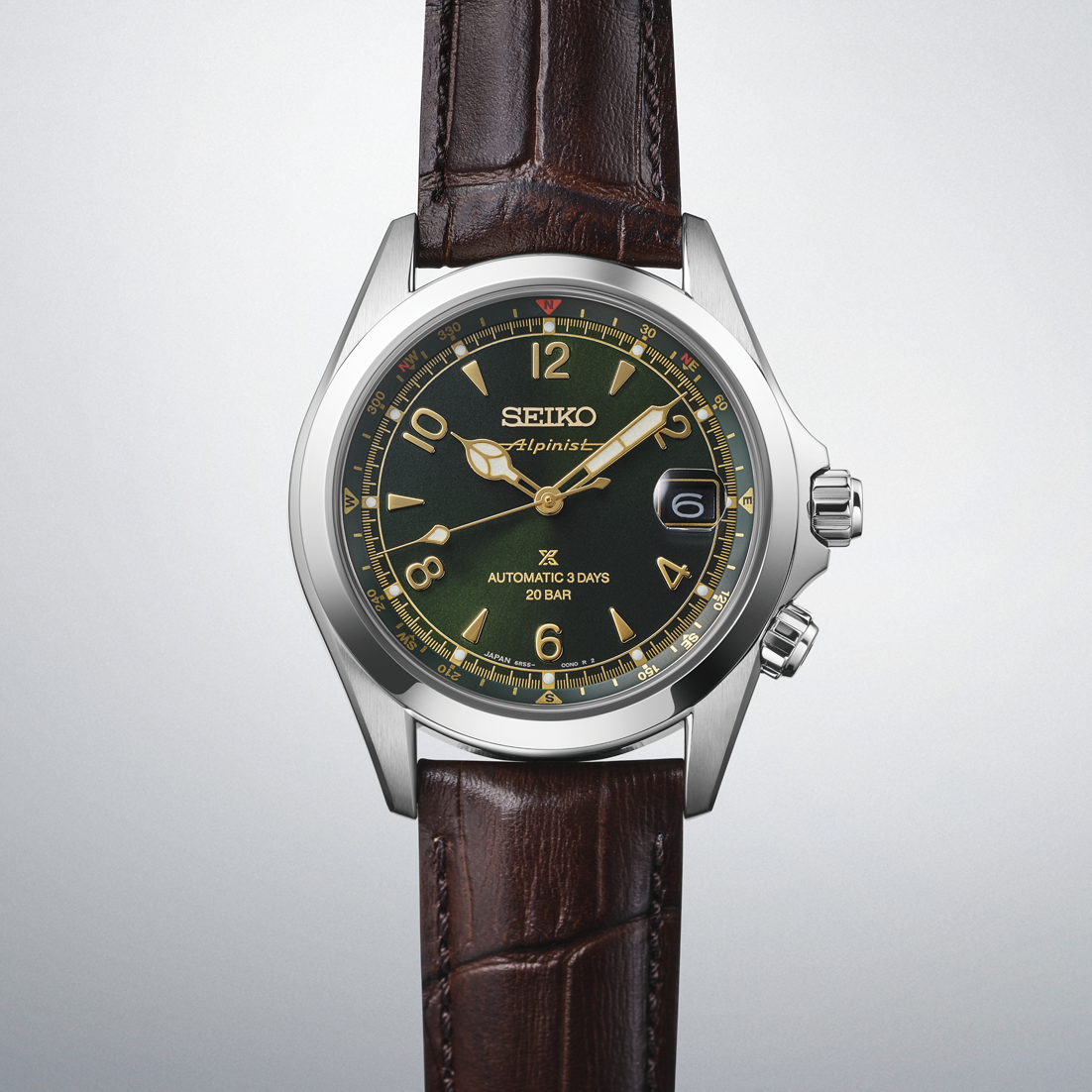 Seiko Prospex Land Alpinist Automatic Green Dial Men's Watch SPB507