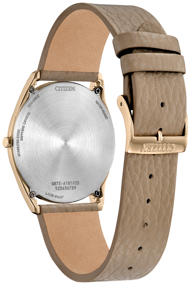 CITIZEN Suratto Eco-Drive Watch AR3123-00X Rose Gold-Tone