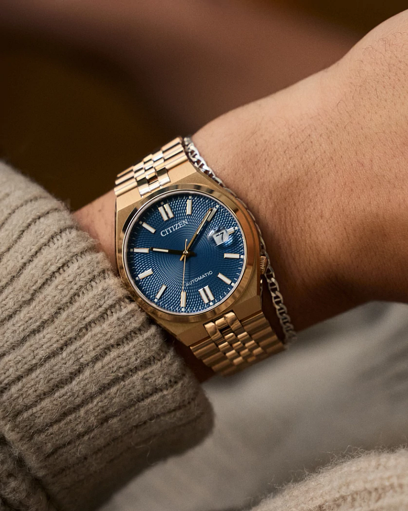 Citizen TSUYOSA Blue Dial Automatic Watch NK0023-57L