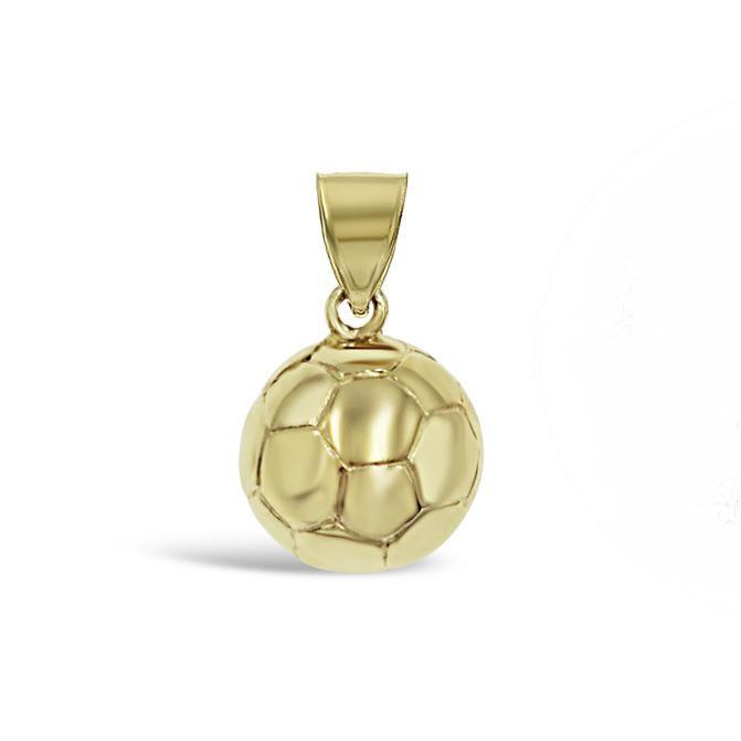 Soccer Ball Sport Pendant Charm 10k Yellow Gold