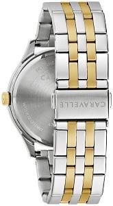 Caravelle by Bulova Dress Two Tone Green Dial Mens Watch 45B162