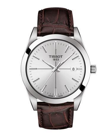 Tissot Gentleman Watch Brown Leather T1274101603101