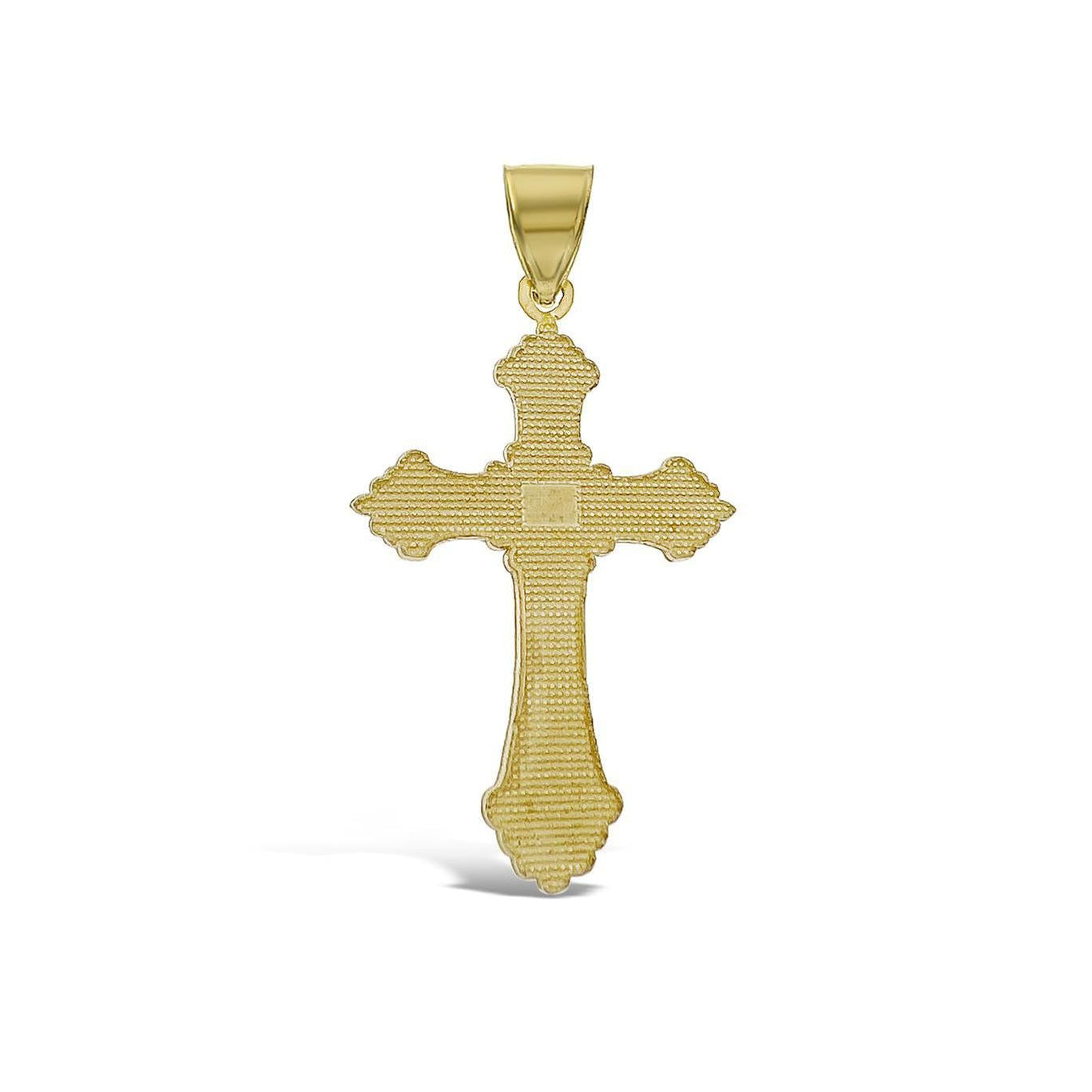 10k Yellow Gold Cross Crucifix Pendant