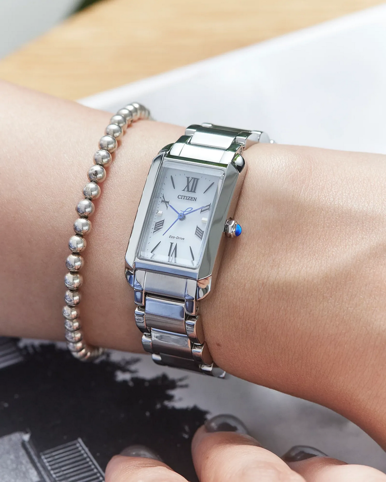 Citizen L Bianca Eco-Drive White Dial Womens Watch EW5620-55A