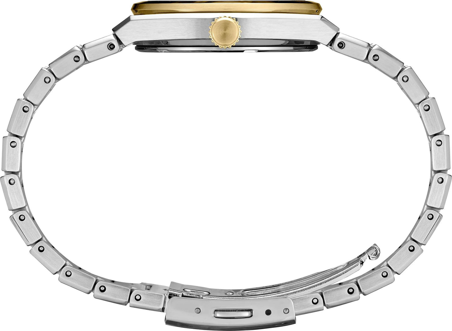 Seiko Essentials Quartz Two tone White Dial Womens Watch SUR578