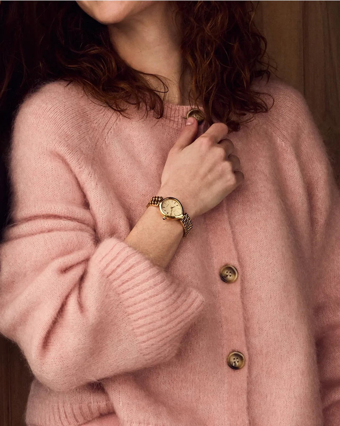 Citizen Citizen L Rainell Eco Drive Womens Gold Dial Watch EM1202-50P