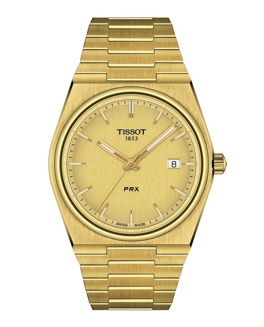 Tissot PRX Gold Tone Watch T1374103302100