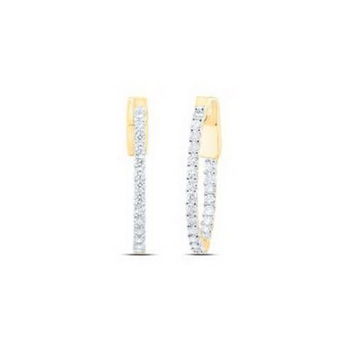 1/2ctw Diamond 10k Gold Earrings 182509