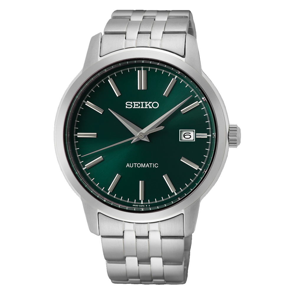 Seiko Essentials Green Dial Automatic Watch SRPH89