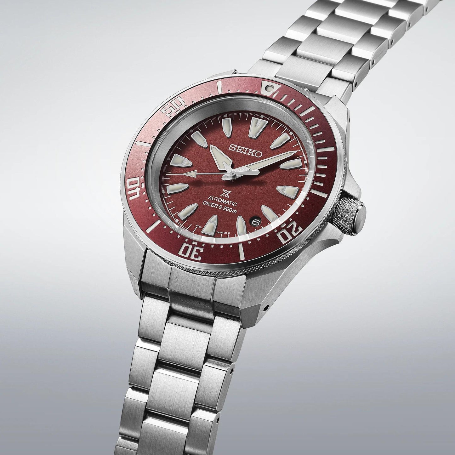 Seiko Prospex Diver Automatic Red Dial Mens Watch SRPL11